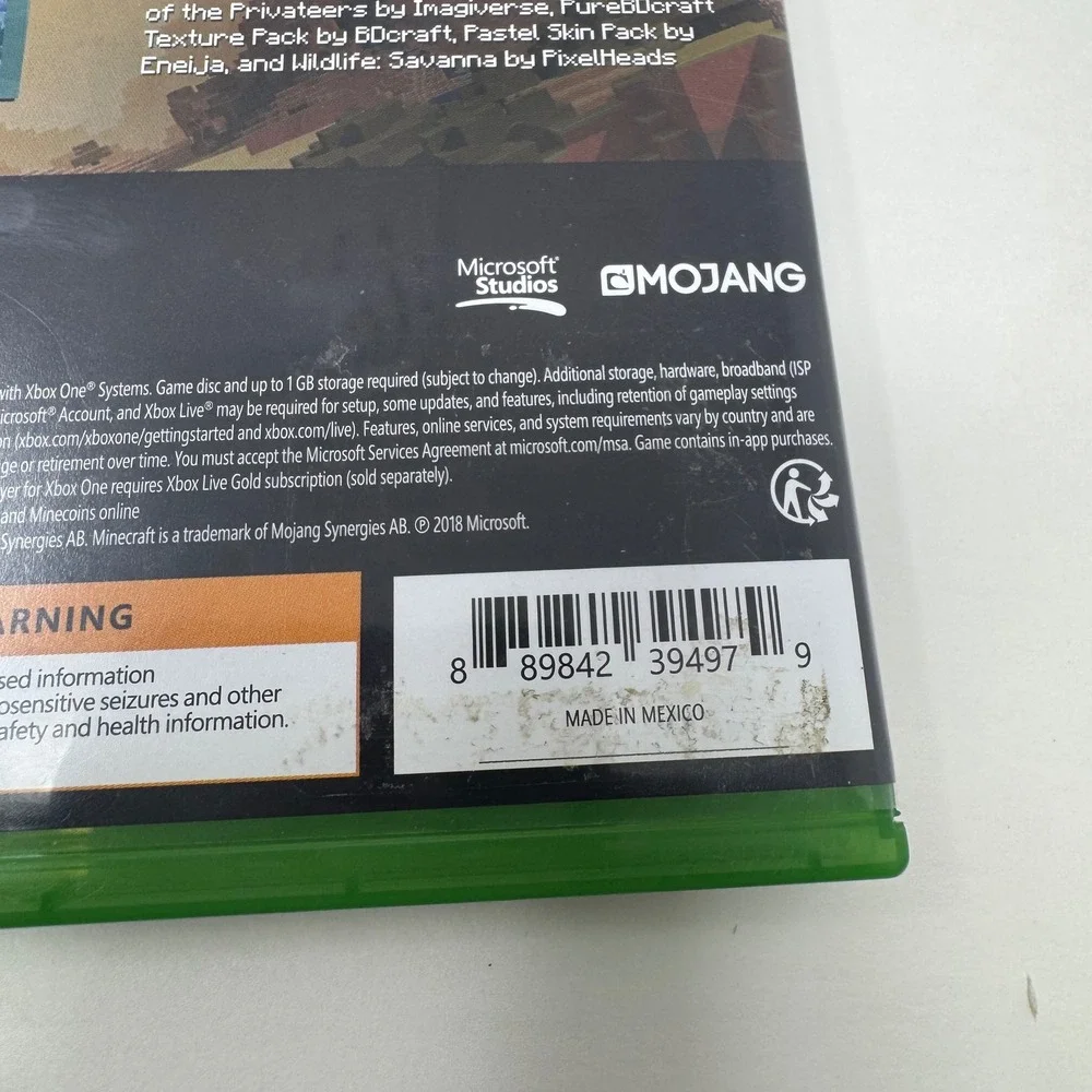 Minecraft Xbox One Game Disc with Starter and Creators Pack